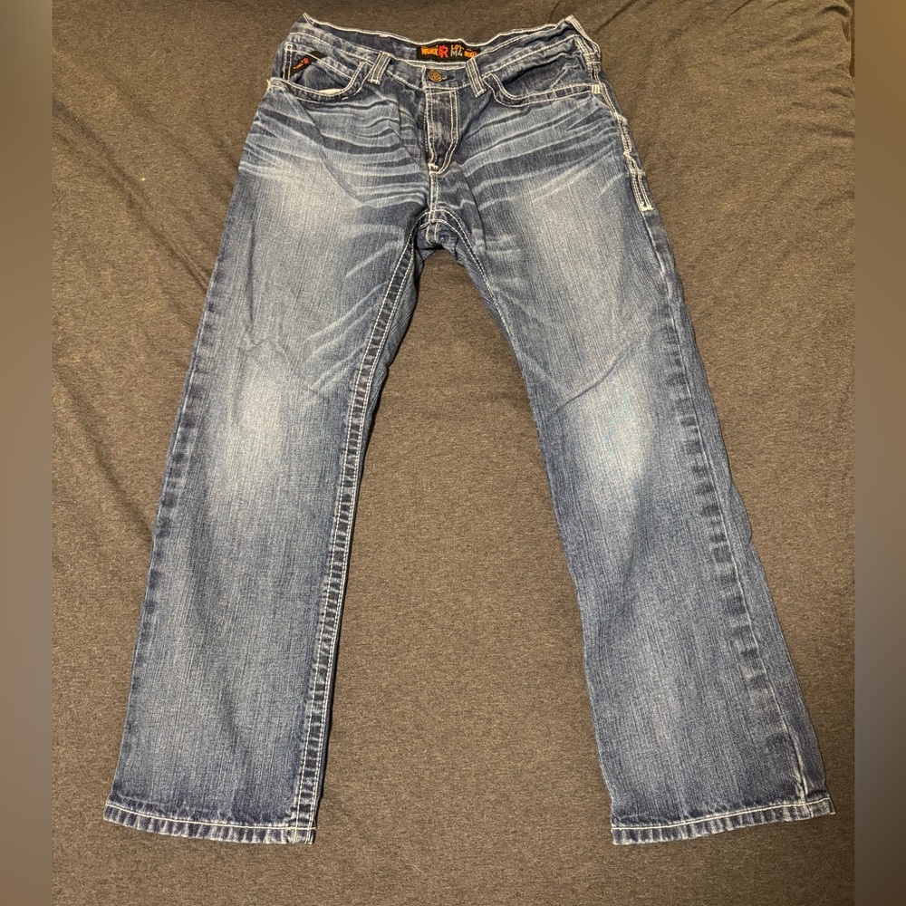 Ariat FR Men's Relaxed Fit Blue Jeans